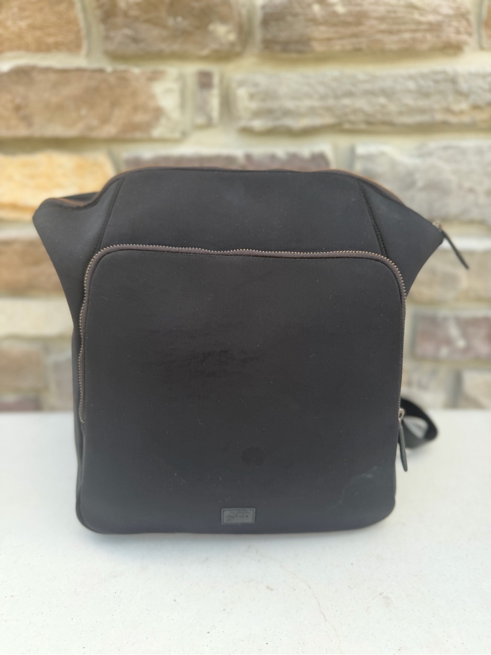 Freshly Picked Neoprene Black Diaper Bag